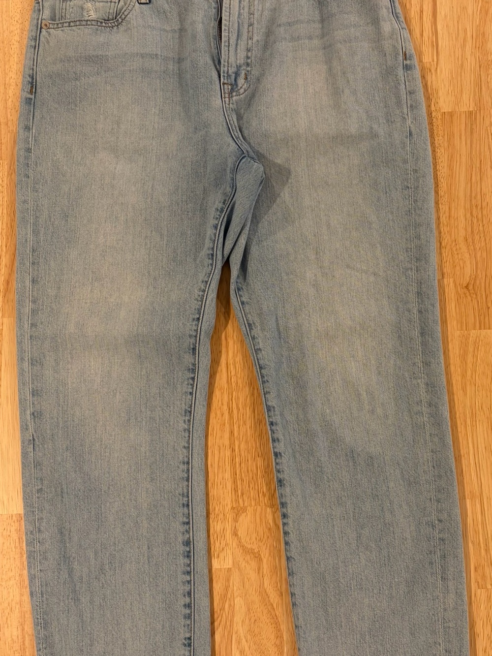 Madewell Light Wash Straight-Leg Jeans
